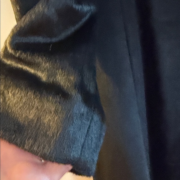 DKNY Black Shawl Collar Faux Open Coat Size: S - Picture 7 of 8